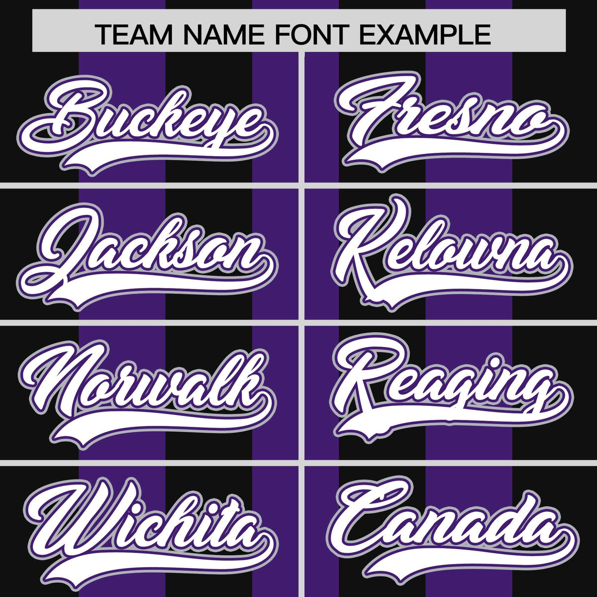 Custom Purple Black Thick Stripe Fashion Authentic Baseball jersey | KXKSHOP