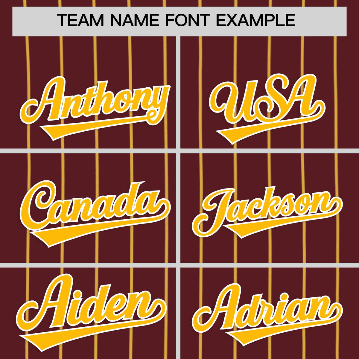 Custom Burgundy Yellow Stripe Fashion Authentic Baseball Jersey