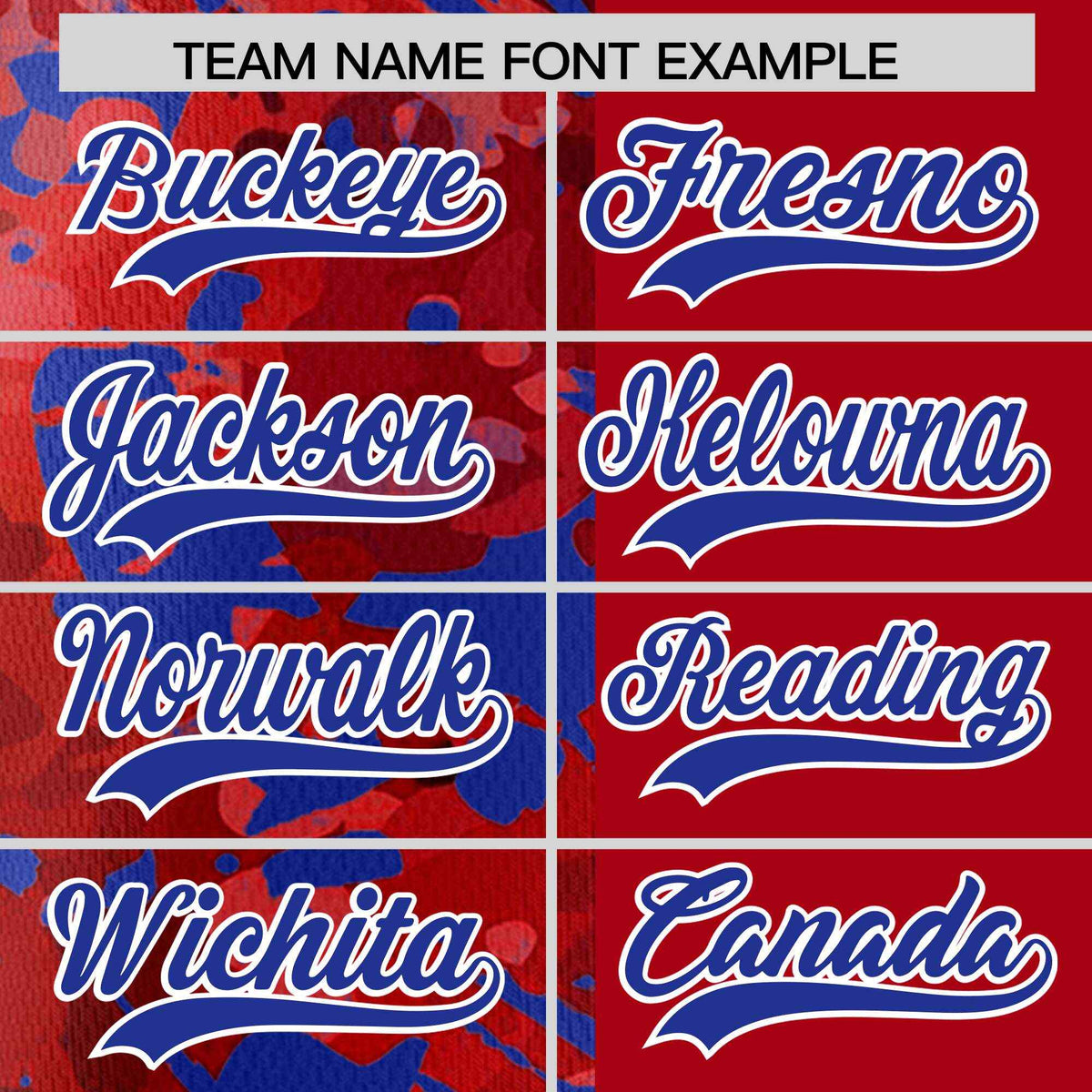 Custom Red Royal Split Personalized Graffiti Raglan Sleeve Authentic Baseball Jersey