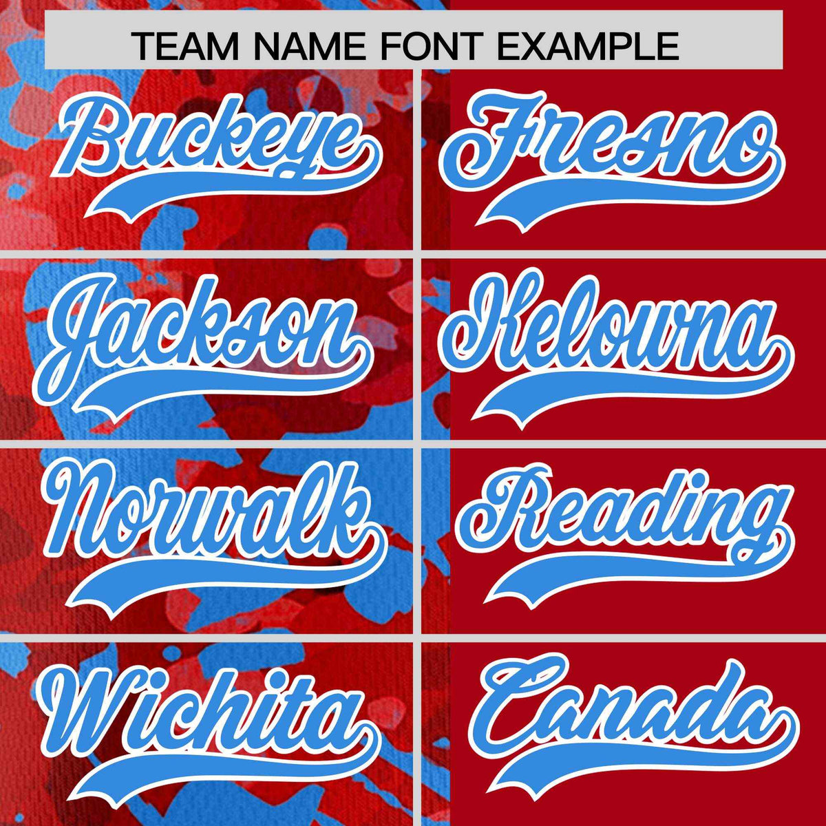 Custom Red Blue Split Personalized Graffiti Raglan Sleeve Authentic Baseball Jersey