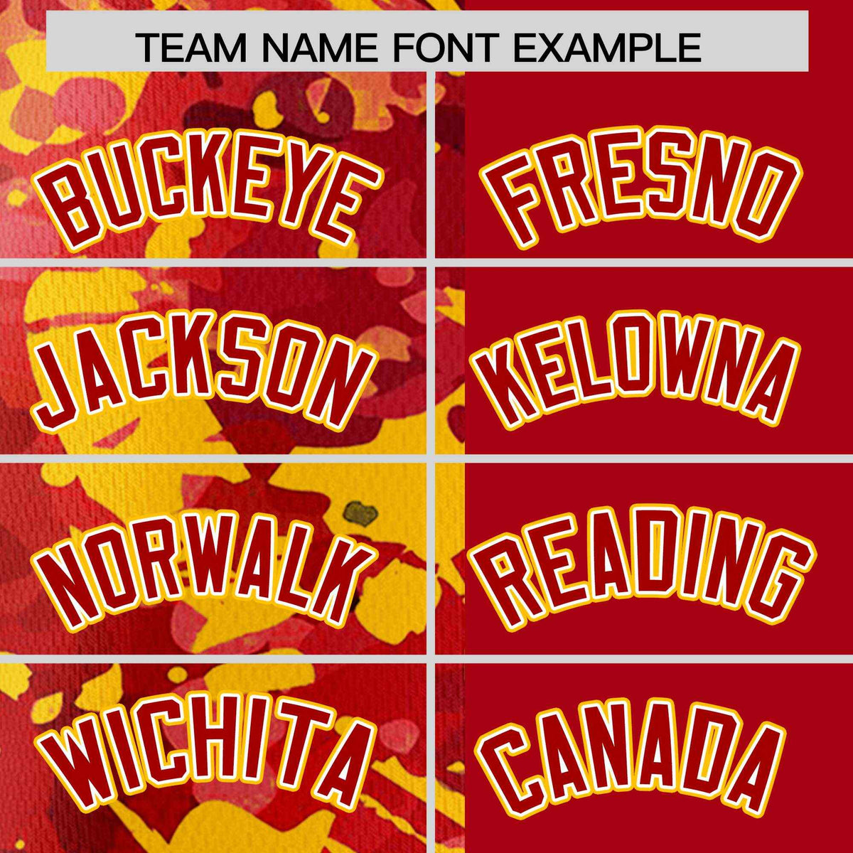 Custom Red Yellow Split Personalized Graffiti Raglan Sleeve Authentic Baseball Jersey