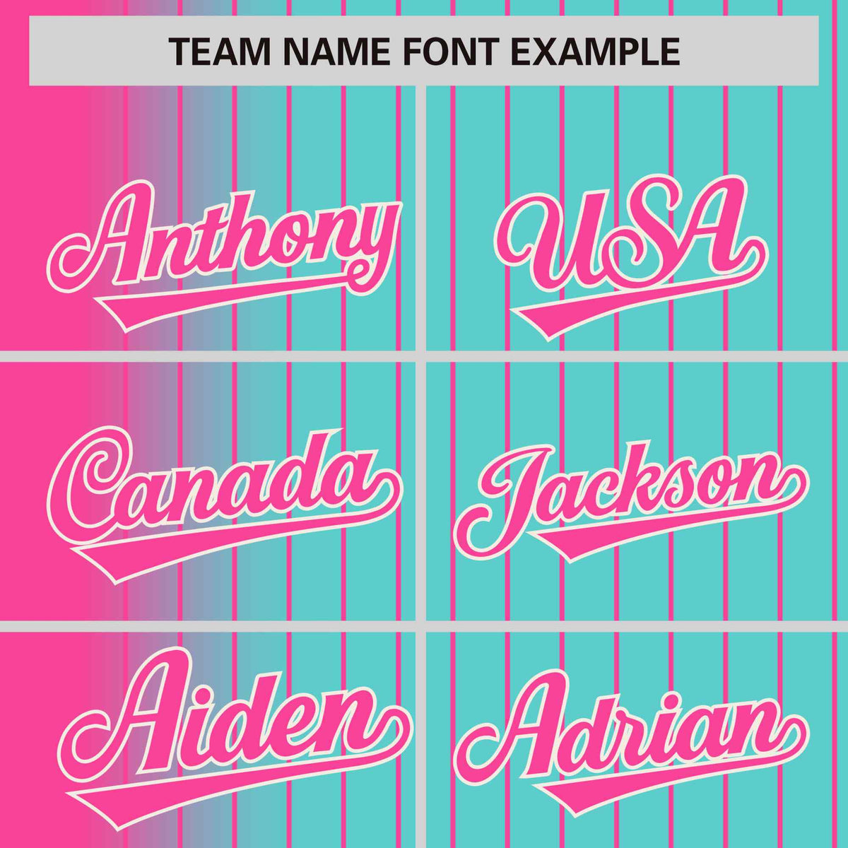 Custom Bright Green Pink Gradient Varsity Full-Snap Pinstripe Letterman Baseball Jacket