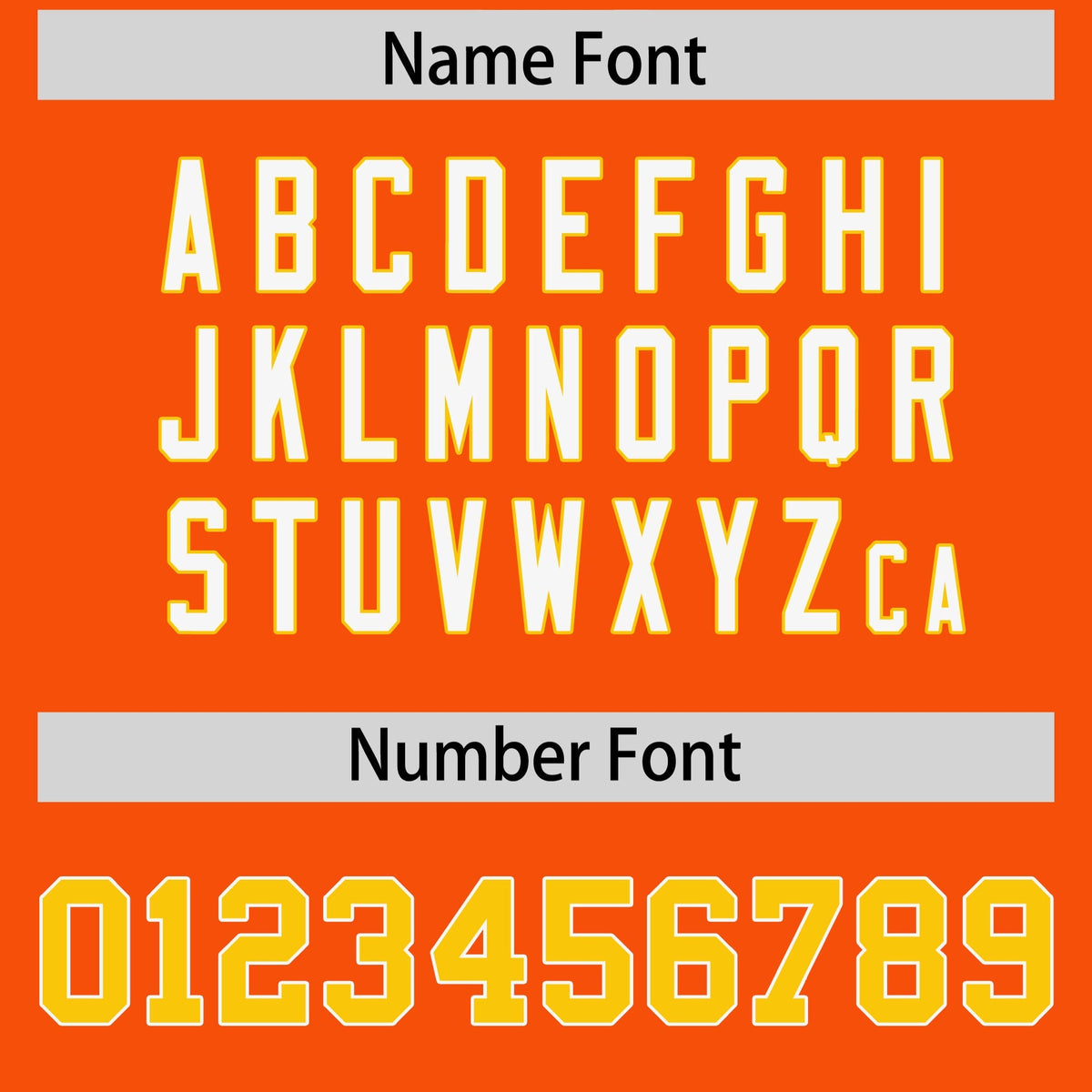 Custom Orange Personalized Shoulder Cut Two-Tone Authentic American Football Jersey