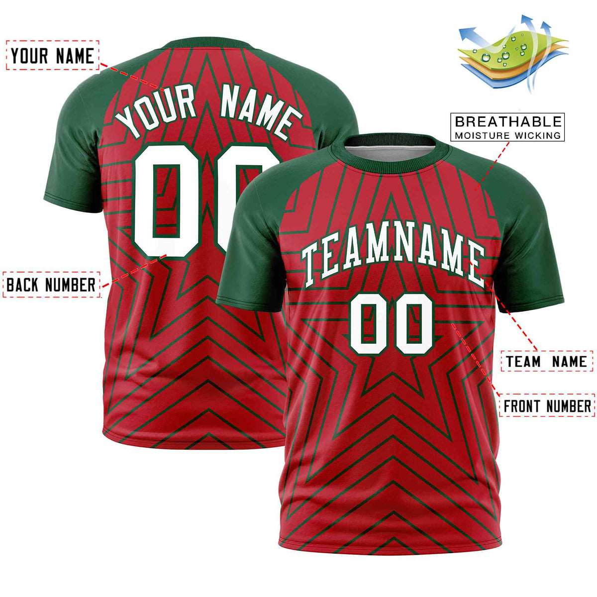 VVHL Green Red-White S7-Sicilian-Slicers T-Shirt | KXKSHOP