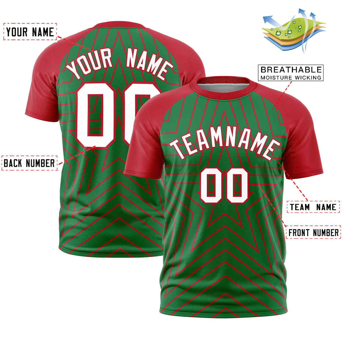 VVHL Green Red-White S7-Sicilian-Slicers T-Shirt | KXKSHOP