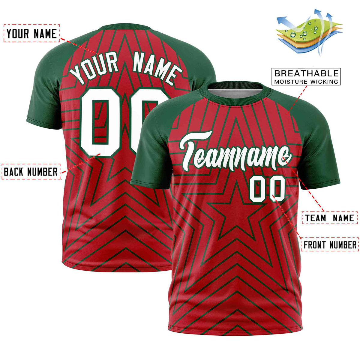 VVHL Green Red-White S7-Sicilian-Slicers T-Shirt | KXKSHOP