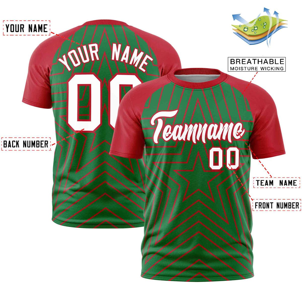 VVHL Green Red-White S7-Sicilian-Slicers T-Shirt | KXKSHOP