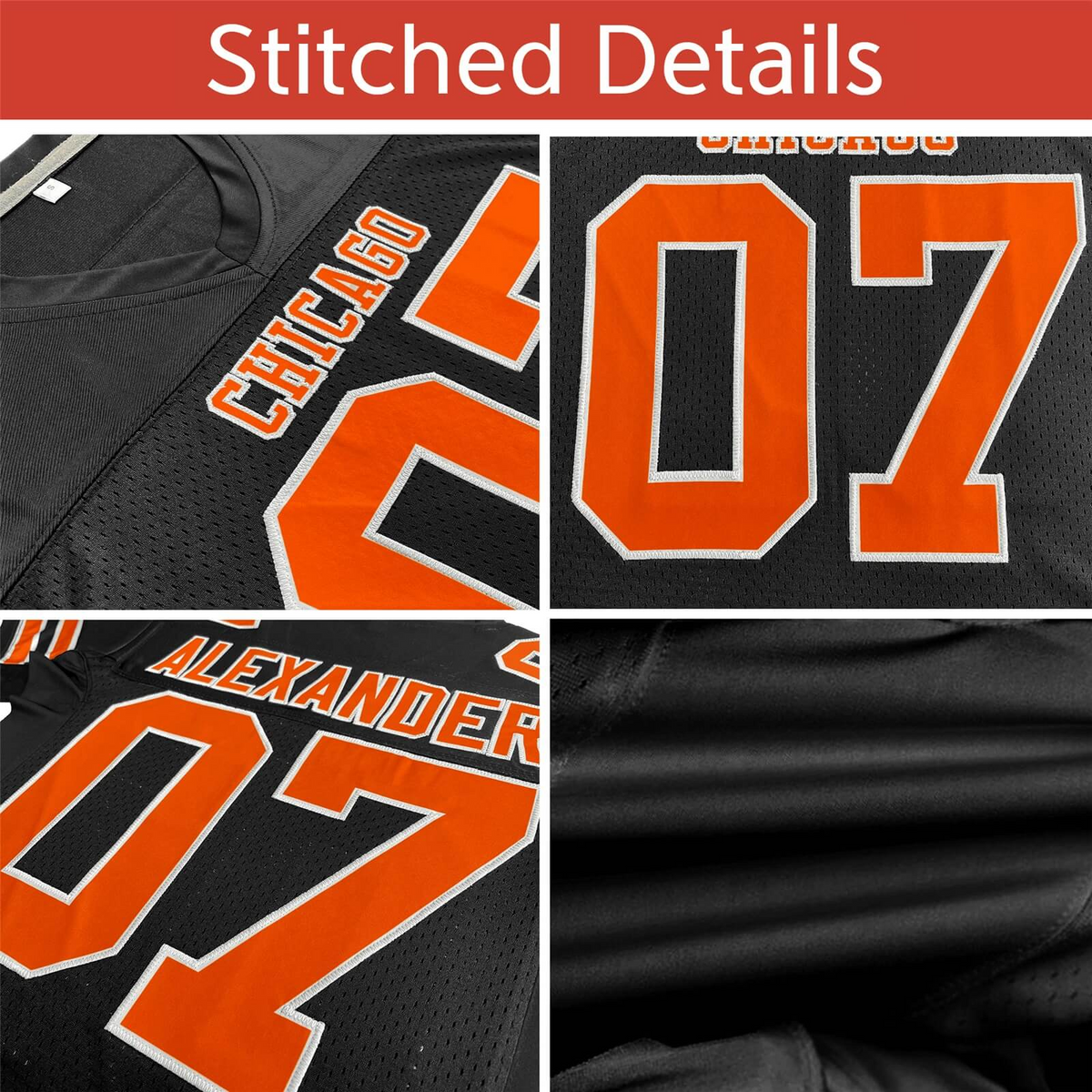 Custom White Classic Style Mesh Authentic American Football Jersey| KXKSHOP
