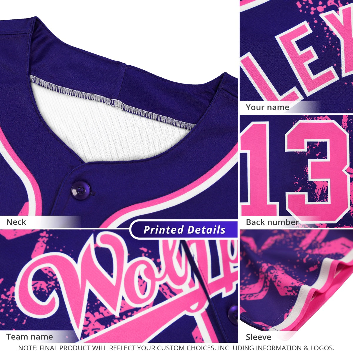 Custom Pink Genderless For Pride Month Classic Style Baseball Jersey| KXKSHOP