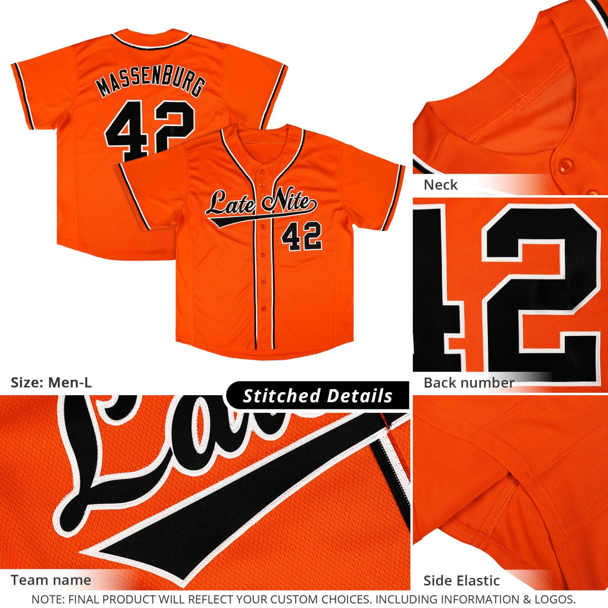 Custom Sky Blue Classic Style Stitched Sports Uniform Personalized For Teams Quick Dry Baseball Jersey| KXKSHOP