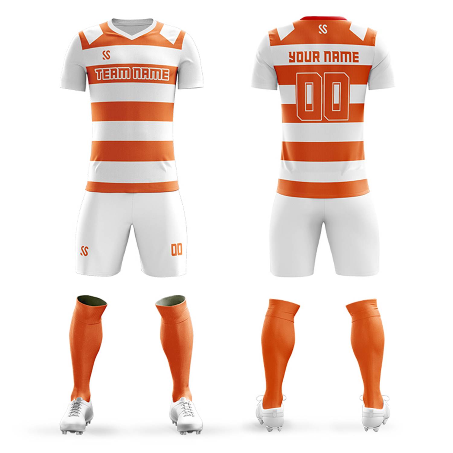 Custom Orange Casual Printing Sportswear football kits Jersey| KXKSHOP