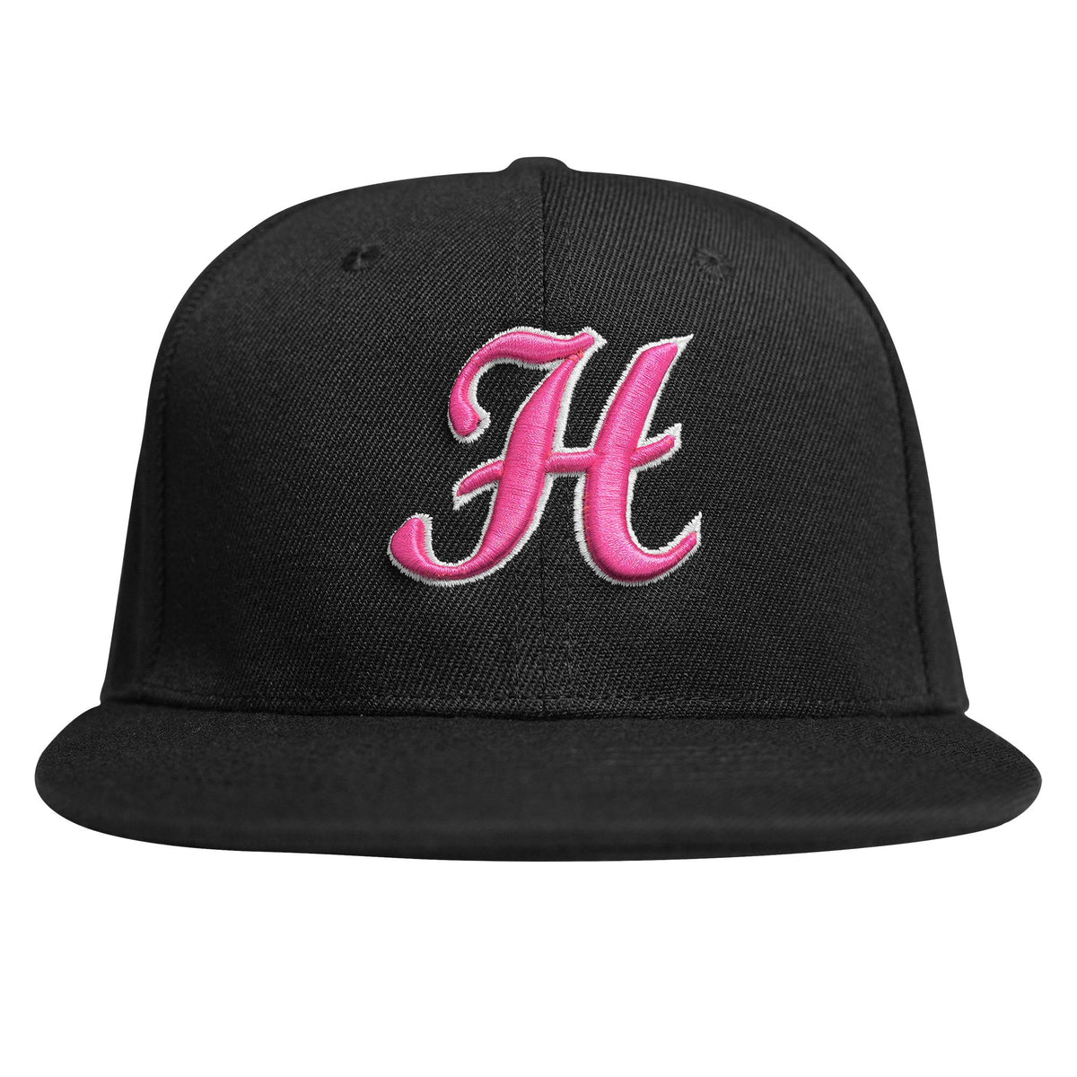 Custom White 3D Puff Embroidery Flat Embroidery Flat Eaves Sport Baseball Cap Design for Men/Women/Youth