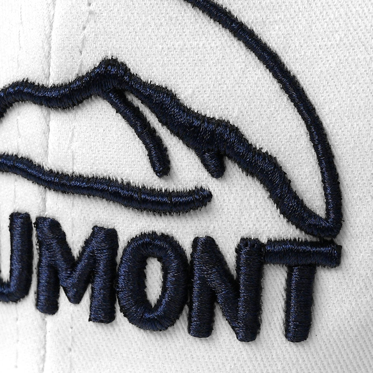 Custom White 3D Puff Embroidery Flat Embroidery Flat Eaves Sport Baseball Cap Design for Men/Women/Youth