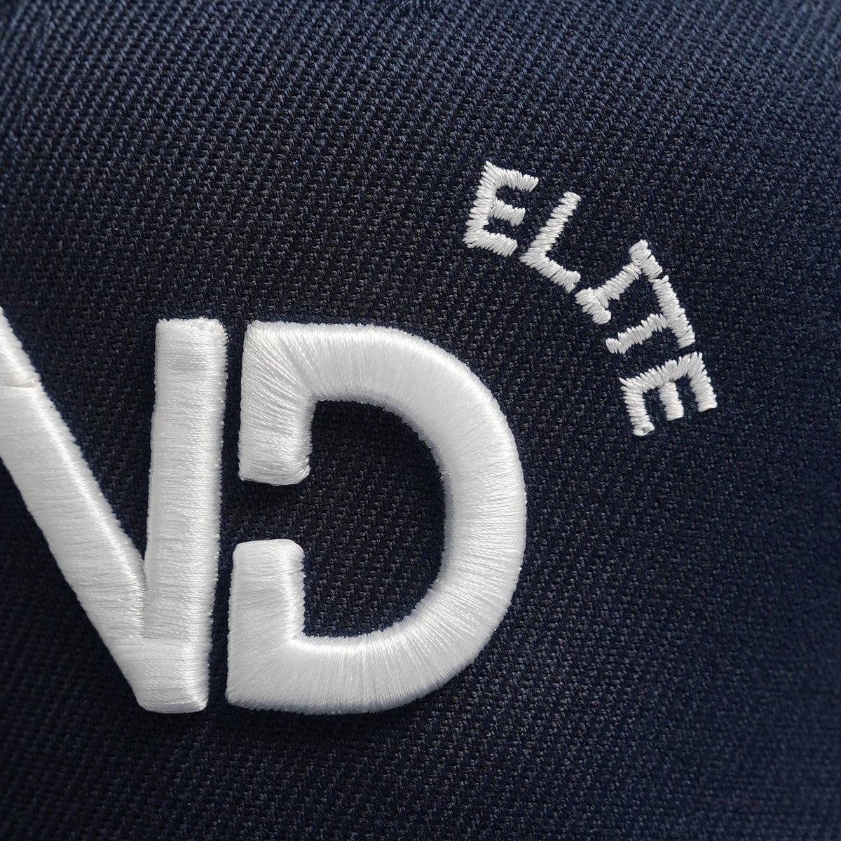 Custom White 3D Puff Embroidery Flat Embroidery Flat Eaves Sport Baseball Cap Design for Men/Women/Youth