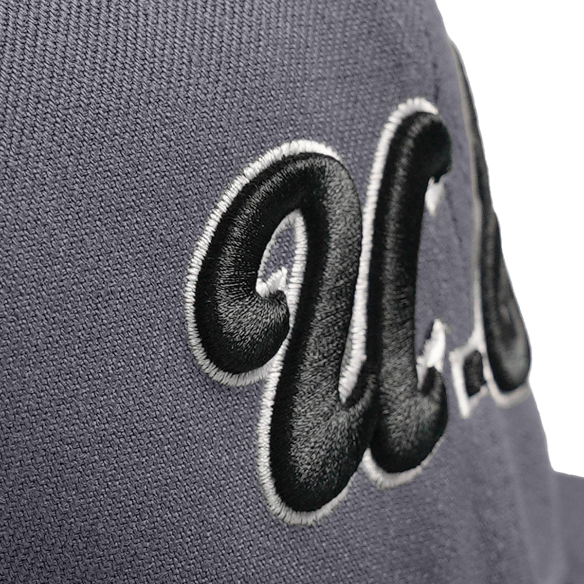 Custom White 3D Puff Embroidery Flat Embroidery Flat Eaves Sport Baseball Cap Design for Men/Women/Youth