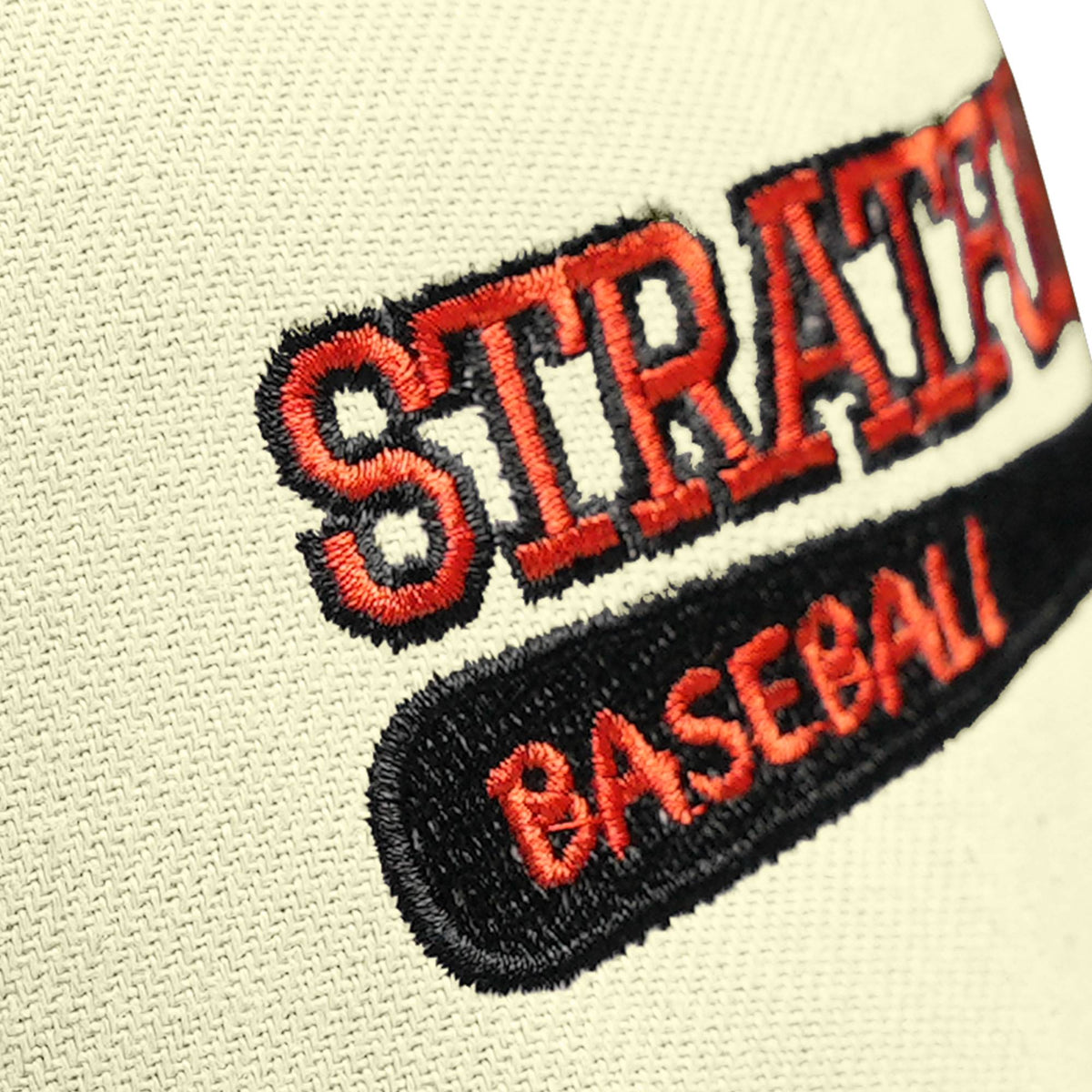 Custom White 3D Puff Embroidery Flat Embroidery Flat Eaves Sport Baseball Cap Design for Men/Women/Youth