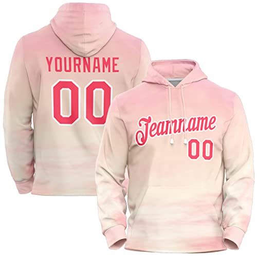 Custom Pink Graffiti Pattern Sports Pullover Sweatshirt Hoodie| KXKSHOP