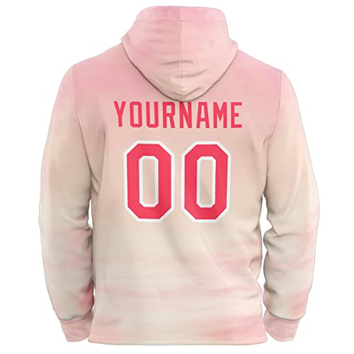 Custom Pink Graffiti Pattern Sports Pullover Sweatshirt Hoodie| KXKSHOP