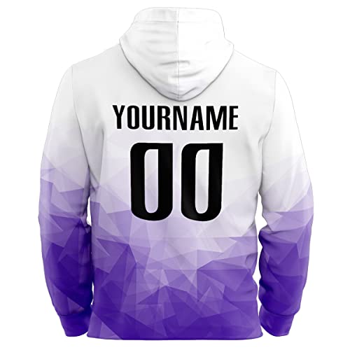 Custom Purple Graffiti Pattern Sports Pullover Sweatshirt Hoodie| KXKSHOP