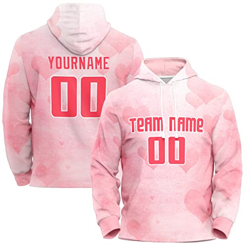 Custom Pink Graffiti Pattern Sports Pullover Sweatshirt Hoodie| KXKSHOP