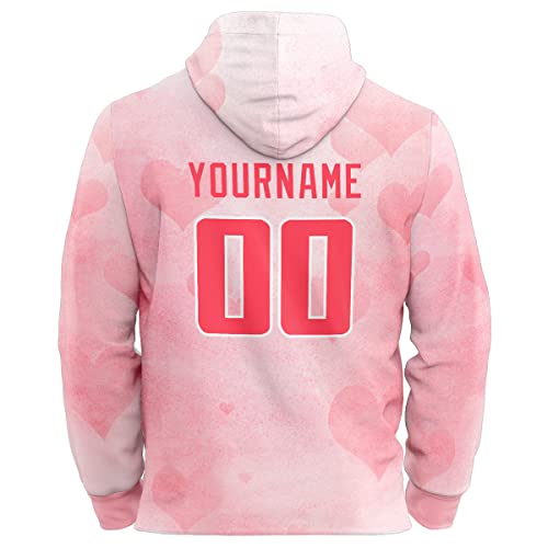Custom Pink Graffiti Pattern Sports Pullover Sweatshirt Hoodie| KXKSHOP