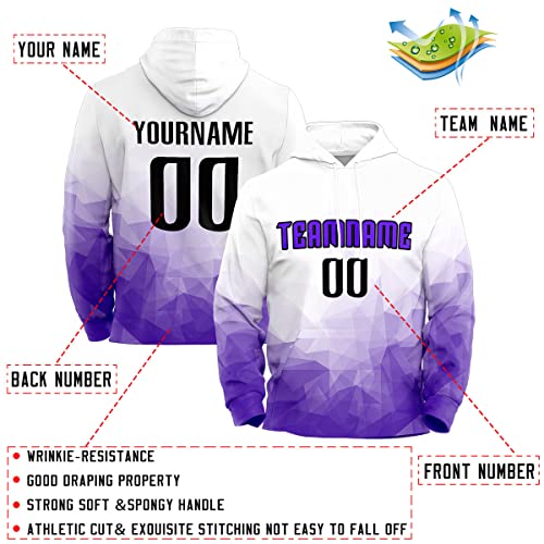 Custom Purple Graffiti Pattern Sports Pullover Sweatshirt Hoodie| KXKSHOP