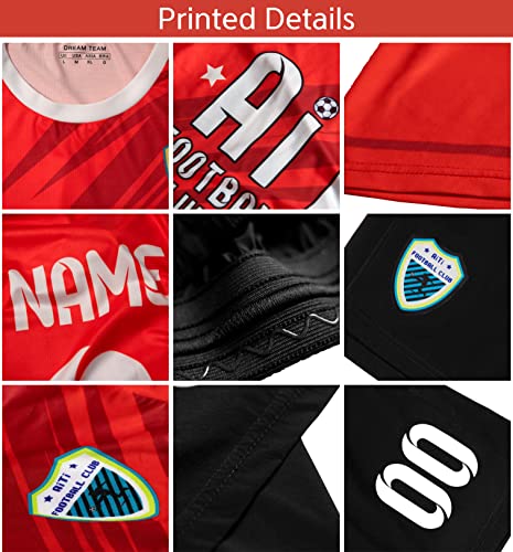 Custom Teal Black Soft Training Uniform Football Kits Jersey