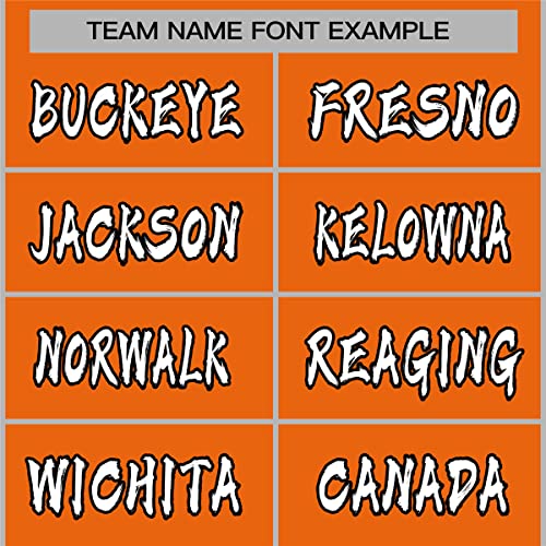 Custom Stitched Sportwear Orange Graffiti Pattern Pullover Hoodie| KXKSHOP