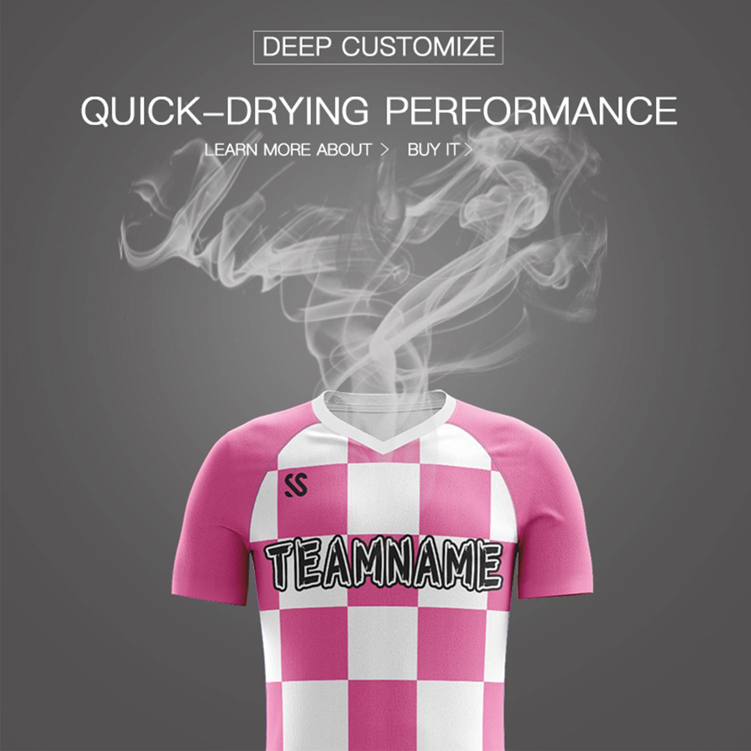 Custom Pink Black Casual Outdoor Football Kits Jersey | KXKSHOP