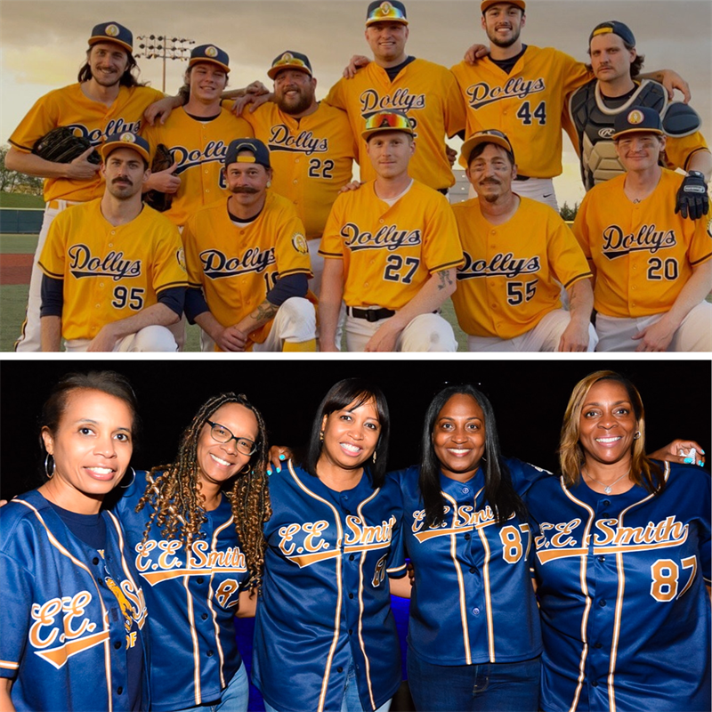 Maillot de baseball authentique à rayures dorées et blanches royales personnalisées