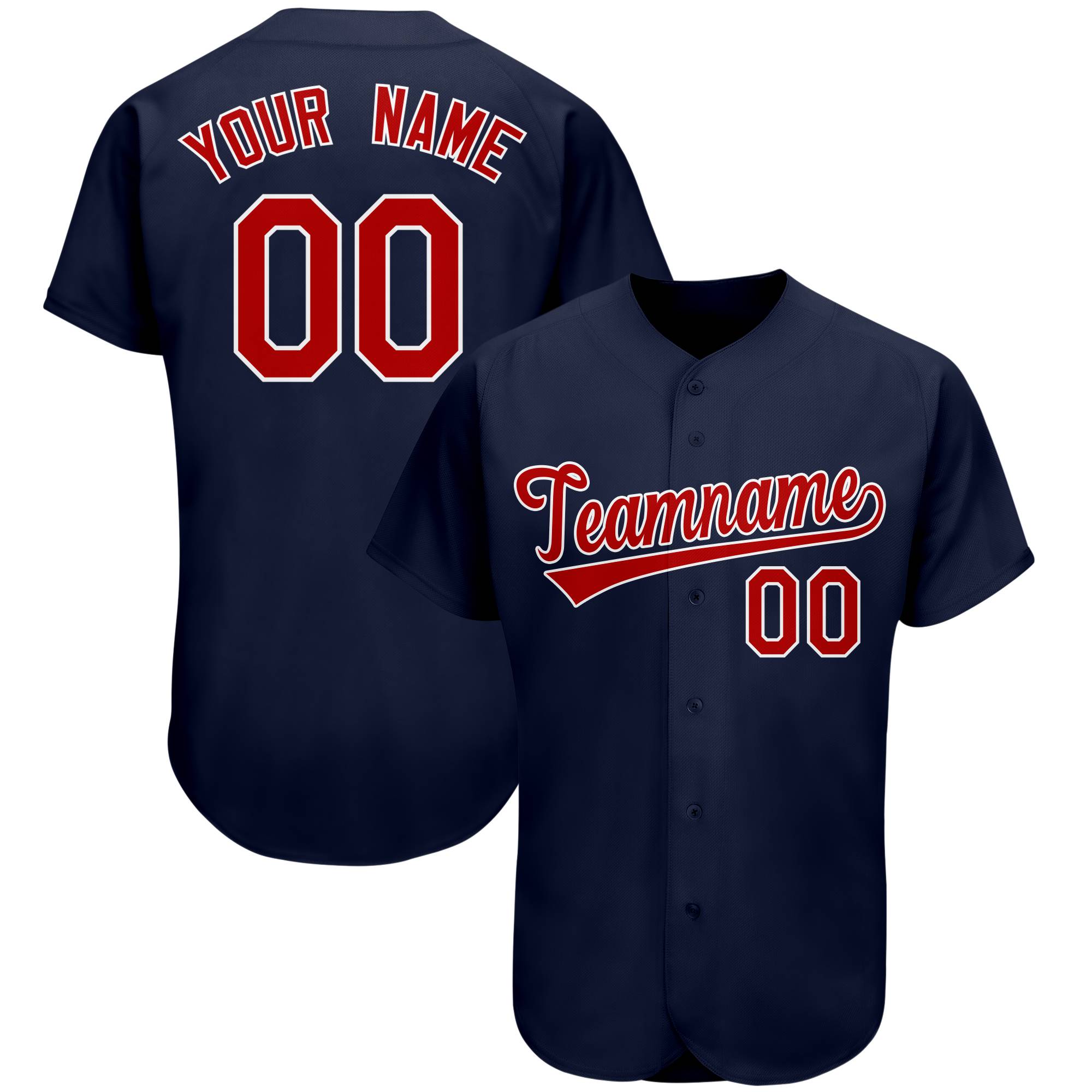 Custom Navy Team Classic Authentic Baseball Jersey| KXKSHOP
