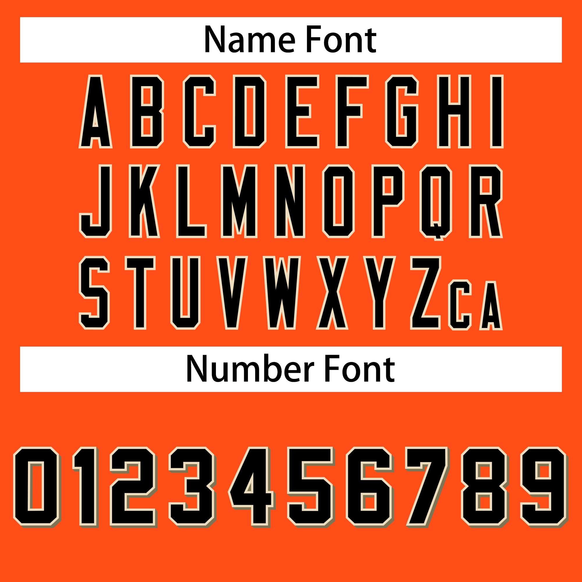 Custom Orange Team Classic Style Authentic Baseball Jersey| KXKSHOP