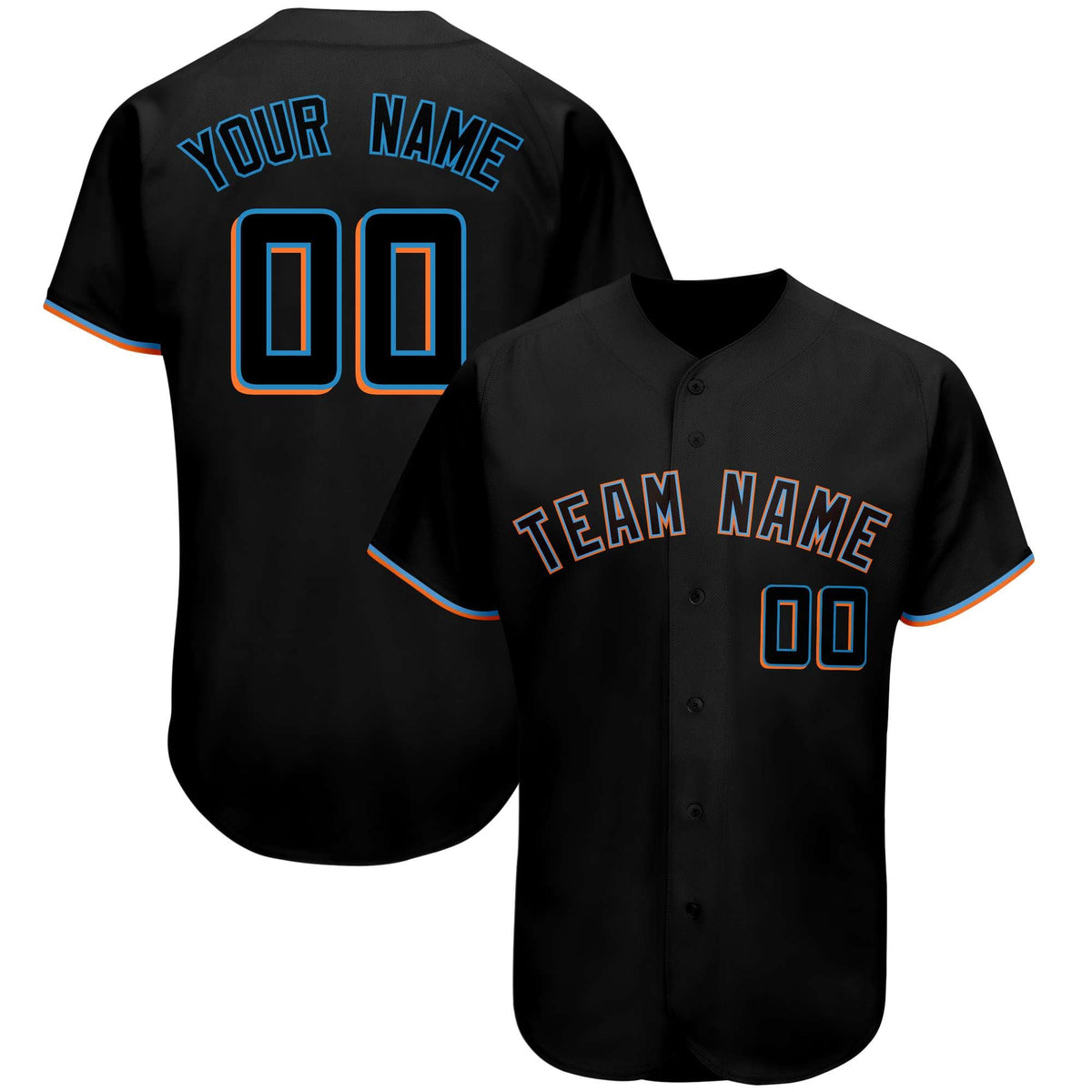 Custom Black Team Classic Style Authentic Baseball Jersey| KXKSHOP