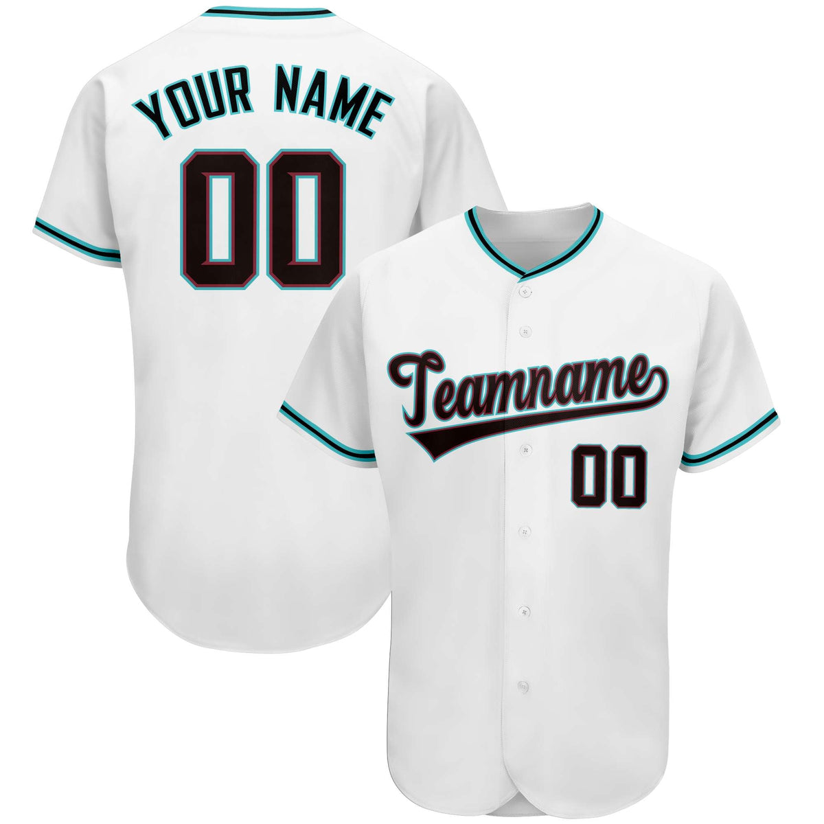 Custom White Team Classic Style Authentic Baseball Jersey| KXKSHOP