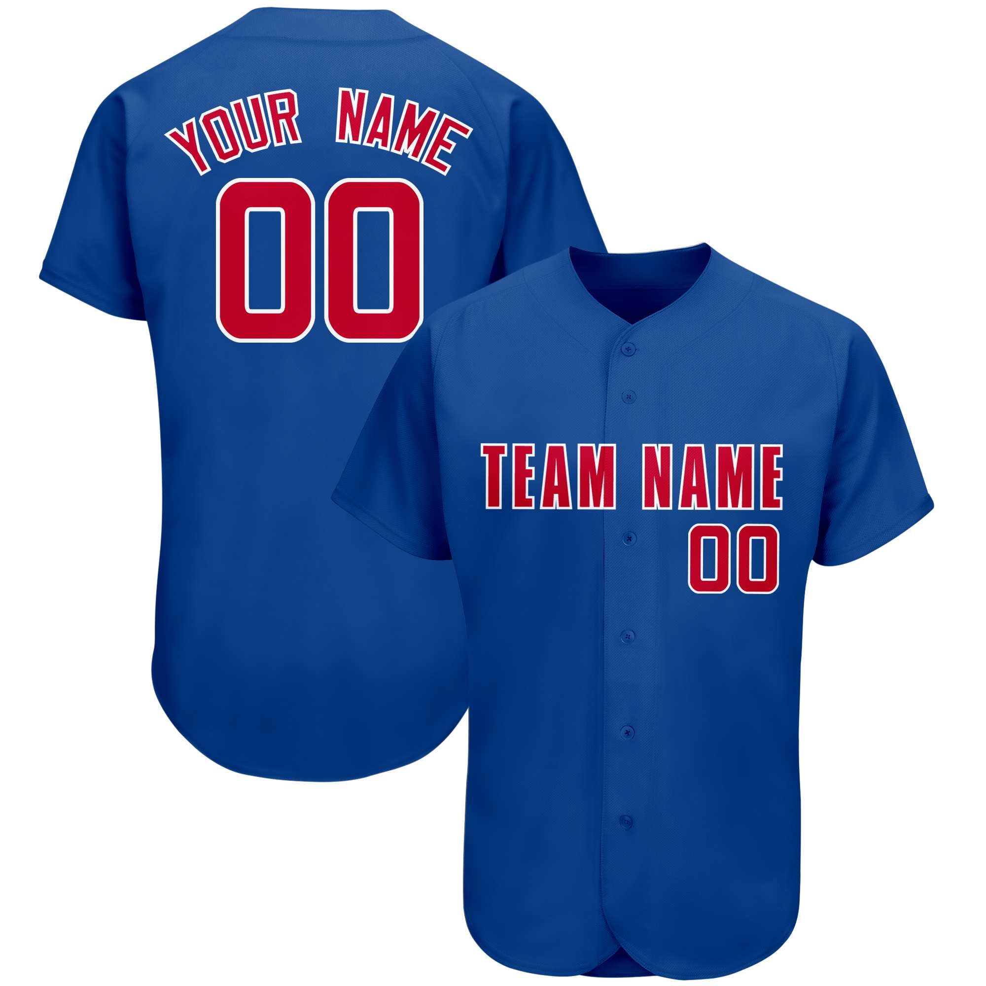 Custom Royal Team Classic Style Authentic Baseball Jersey| KXKSHOP