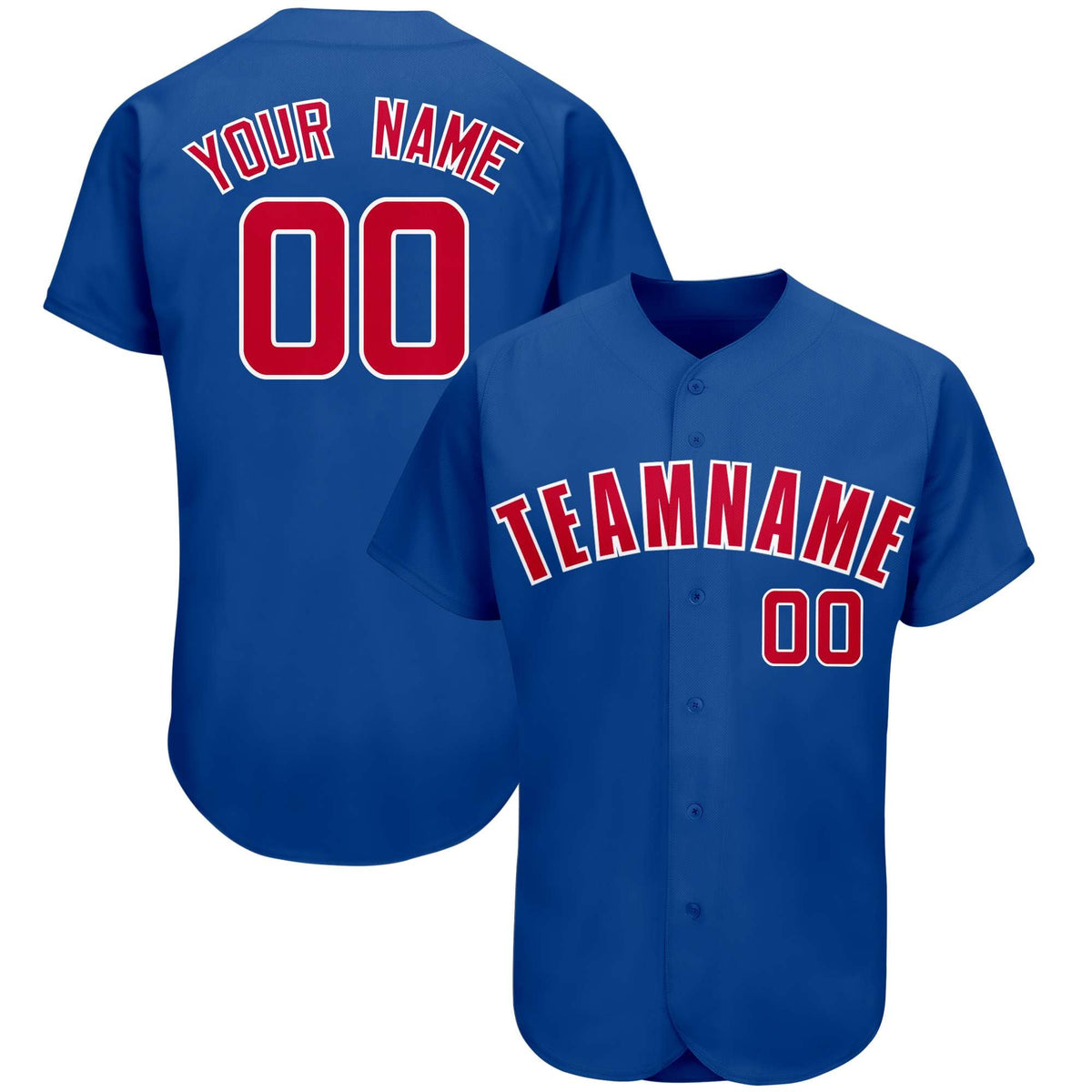 Custom Royal Team Classic Style Authentic Baseball Jersey| KXKSHOP