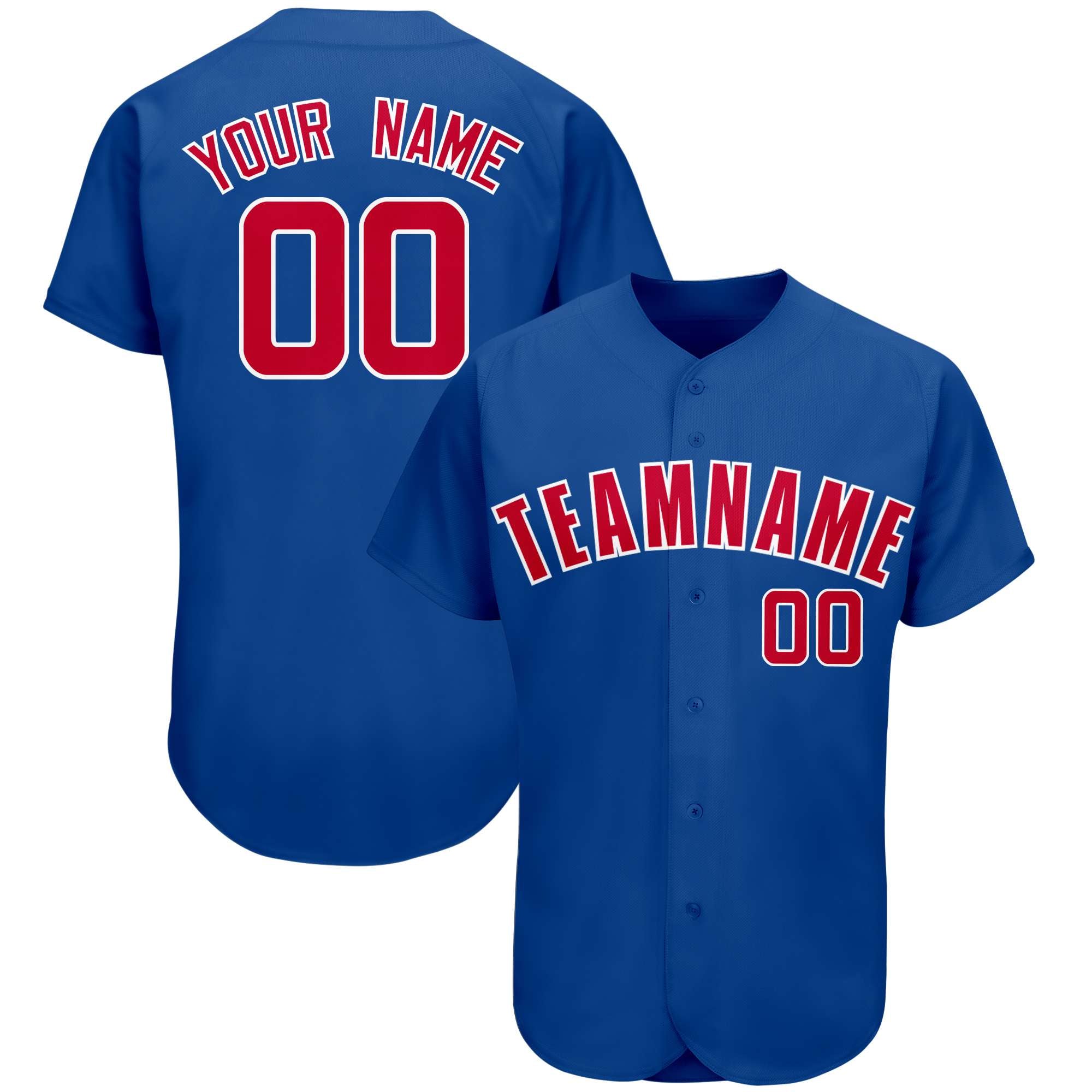 Custom Royal Team Classic Style Authentic Baseball Jersey| KXKSHOP
