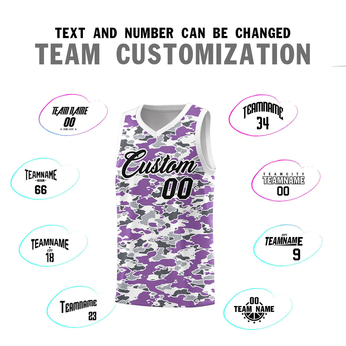 Custom Personalized Camo Kits Sports Uniform Basketball Jersey|KXKSHOP