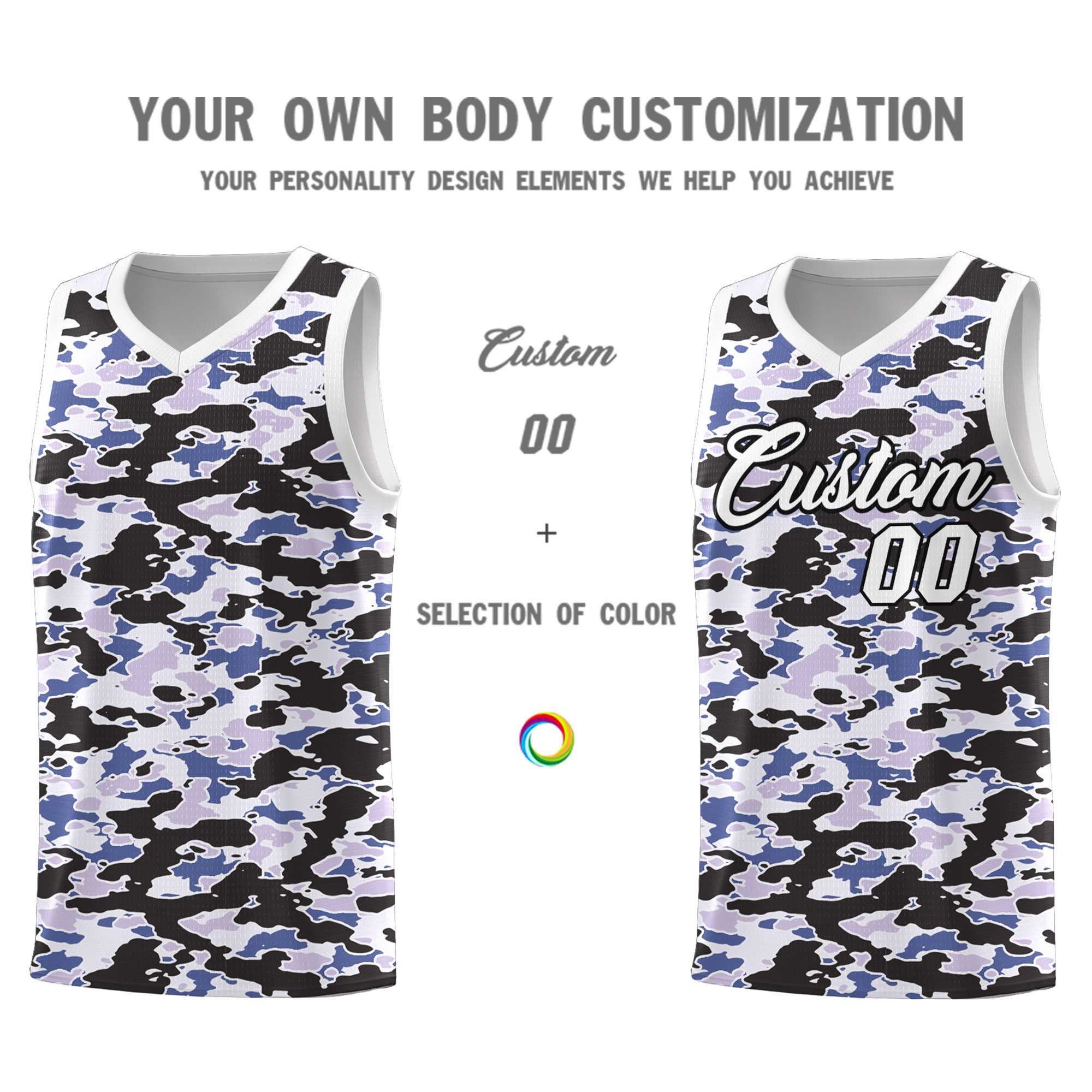 Custom Personalized Camo Kits Sports Uniform Basketball Jersey|KXKSHOP