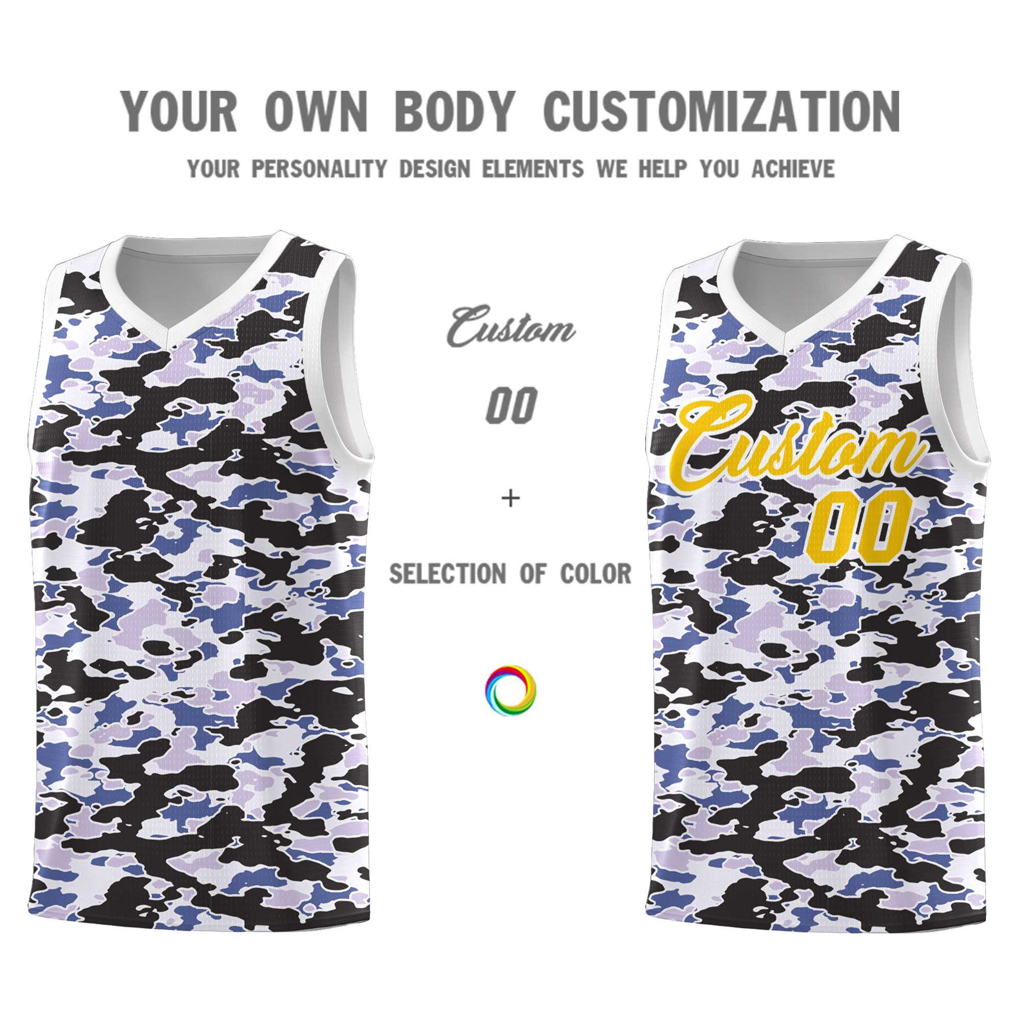 Custom Personalized Camo Kits Sports Uniform Basketball Jersey|KXKSHOP