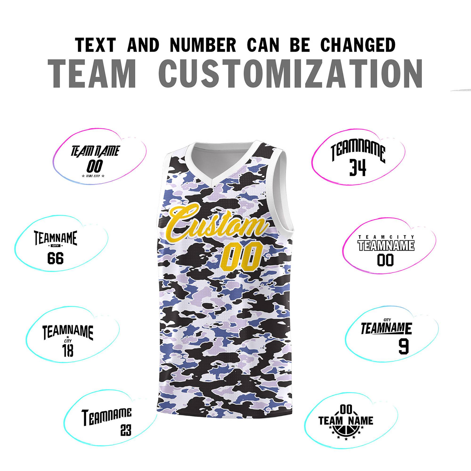Custom Personalized Camo Kits Sports Uniform Basketball Jersey|KXKSHOP