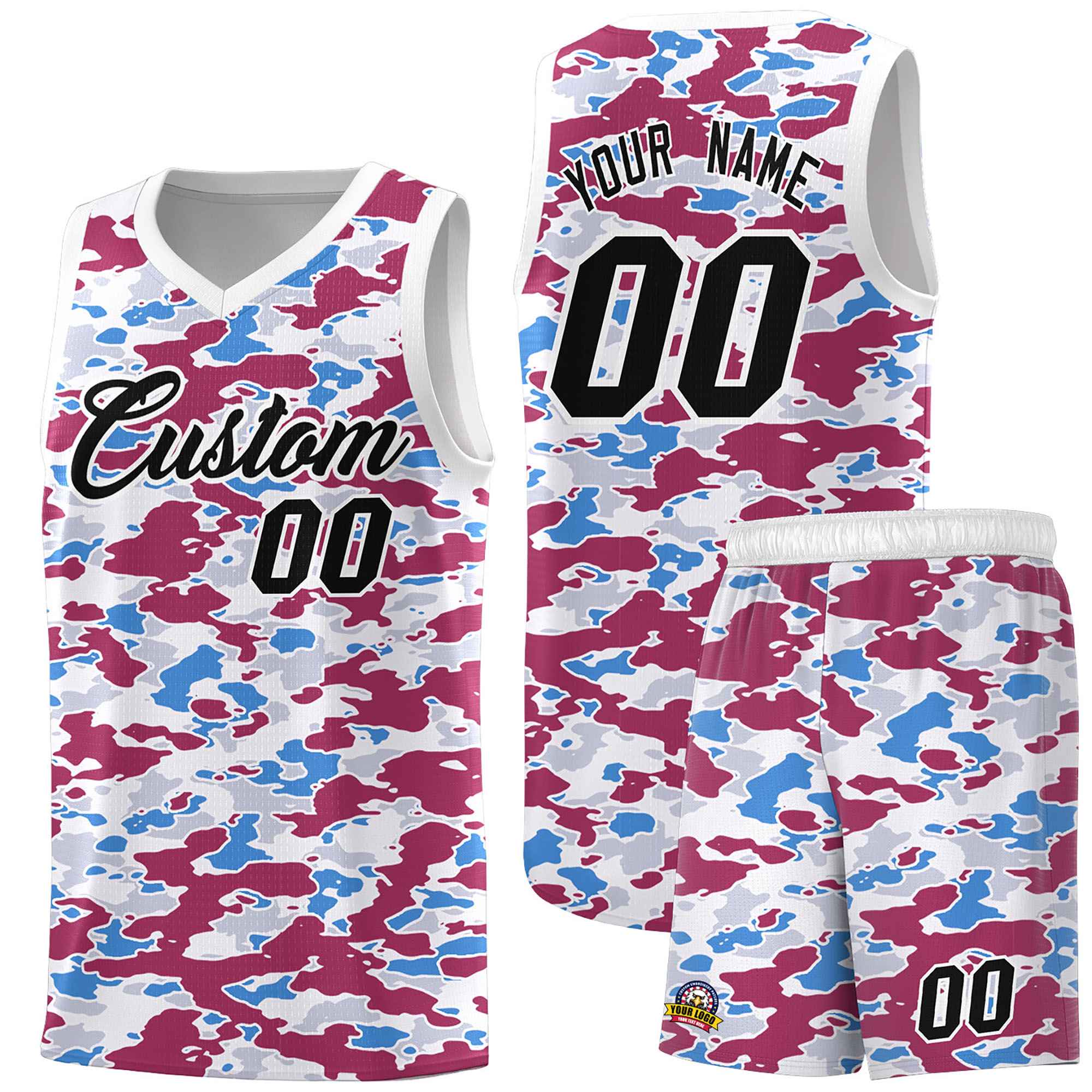 Custom Personalized Camo Kits Sports Uniform Basketball Jersey|KXKSHOP