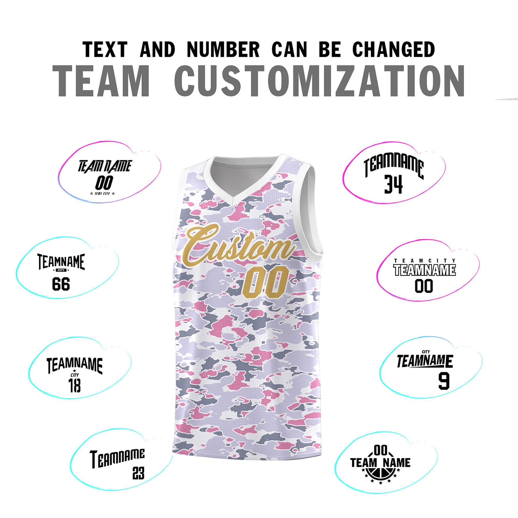 Custom Personalized Camo Kits Sports Uniform Basketball Jersey|KXKSHOP