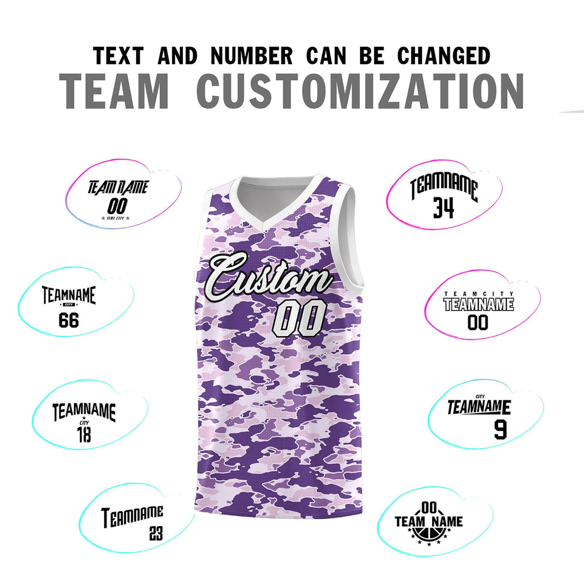Custom Personalized Camo Kits Sports Uniform Basketball Jersey|KXKSHOP