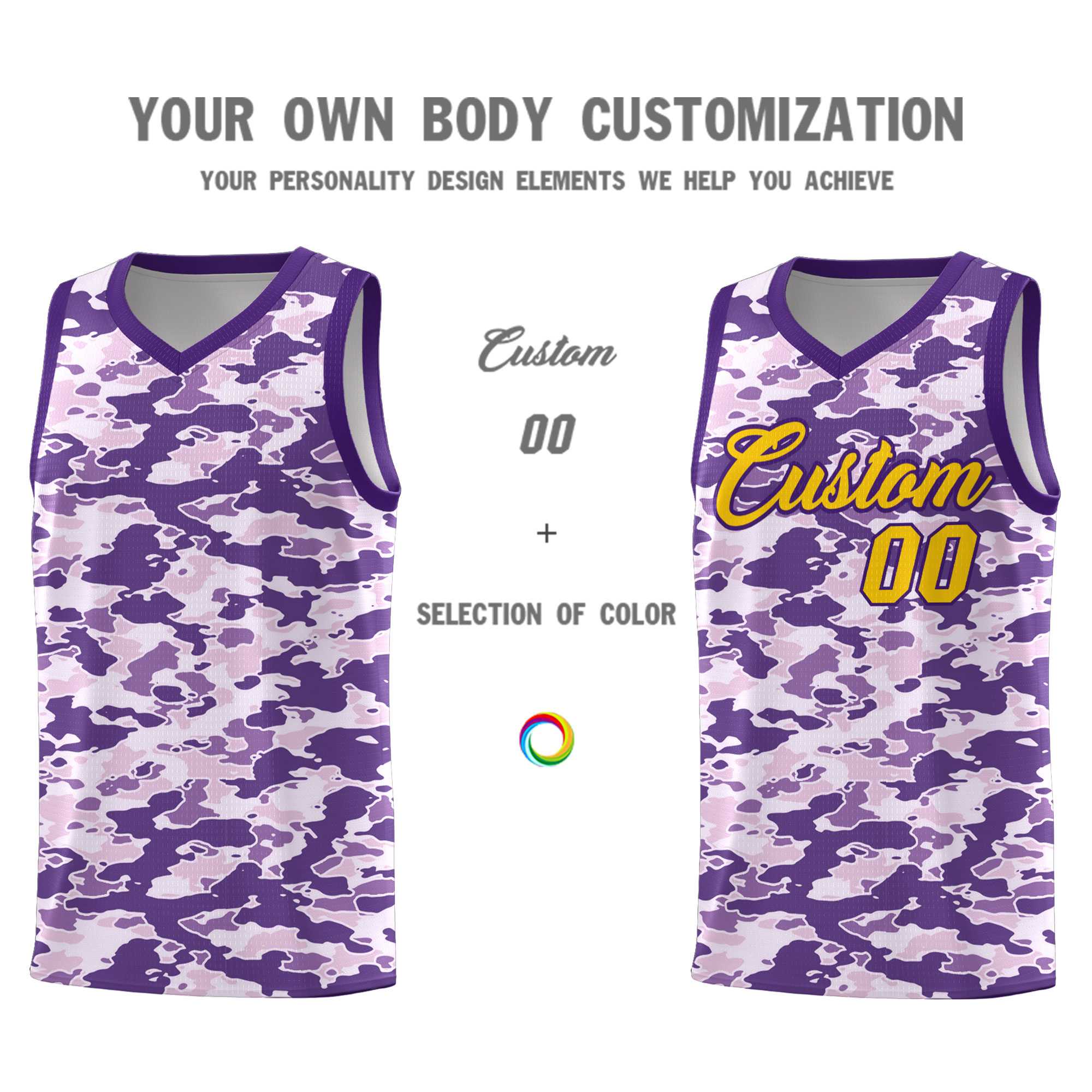 Custom Personalized Camo Kits Sports Uniform Basketball Jersey|KXKSHOP