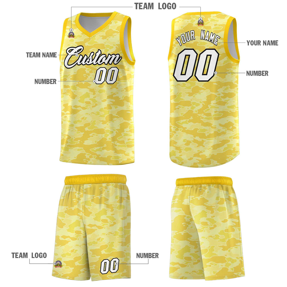 Custom Personalized Camo Kits Sports Uniform Basketball Jersey|KXKSHOP