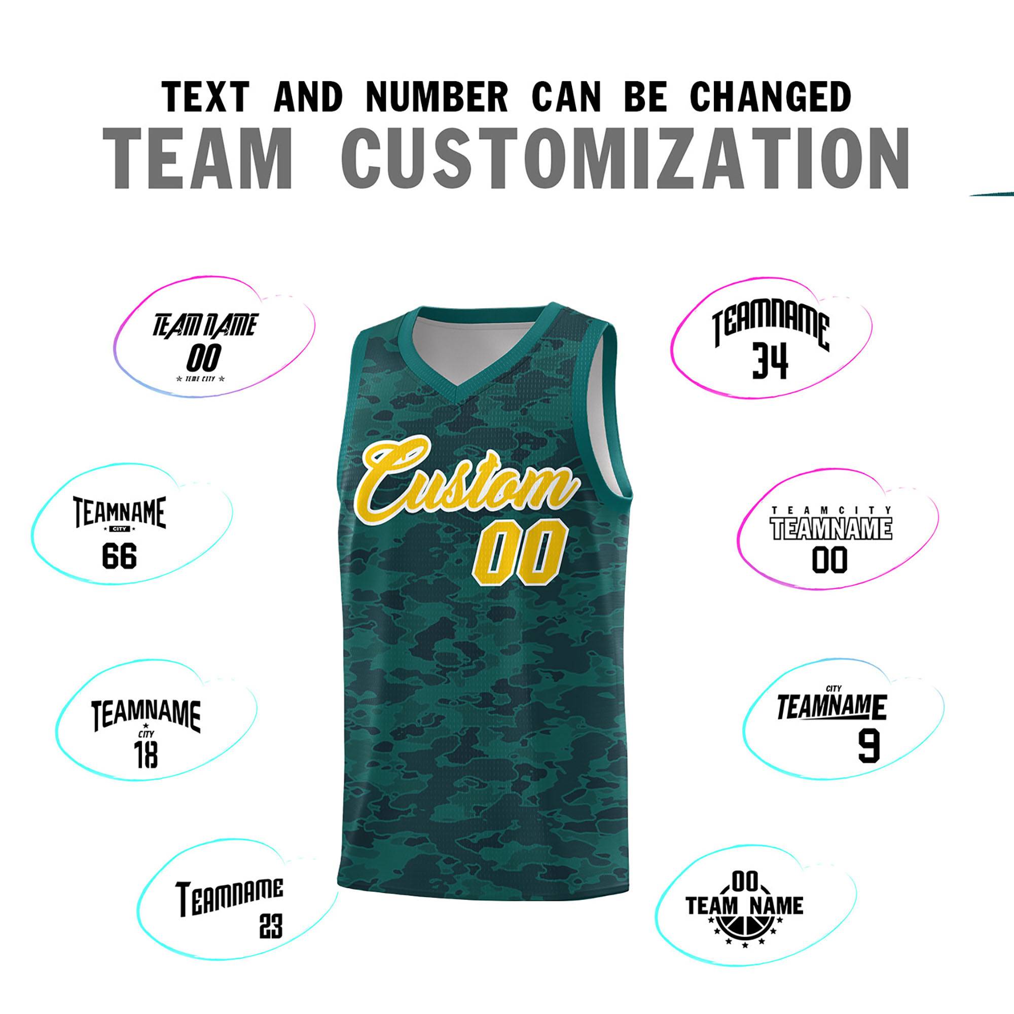 Custom Personalized Camo Kits Sports Uniform Basketball Jersey|KXKSHOP