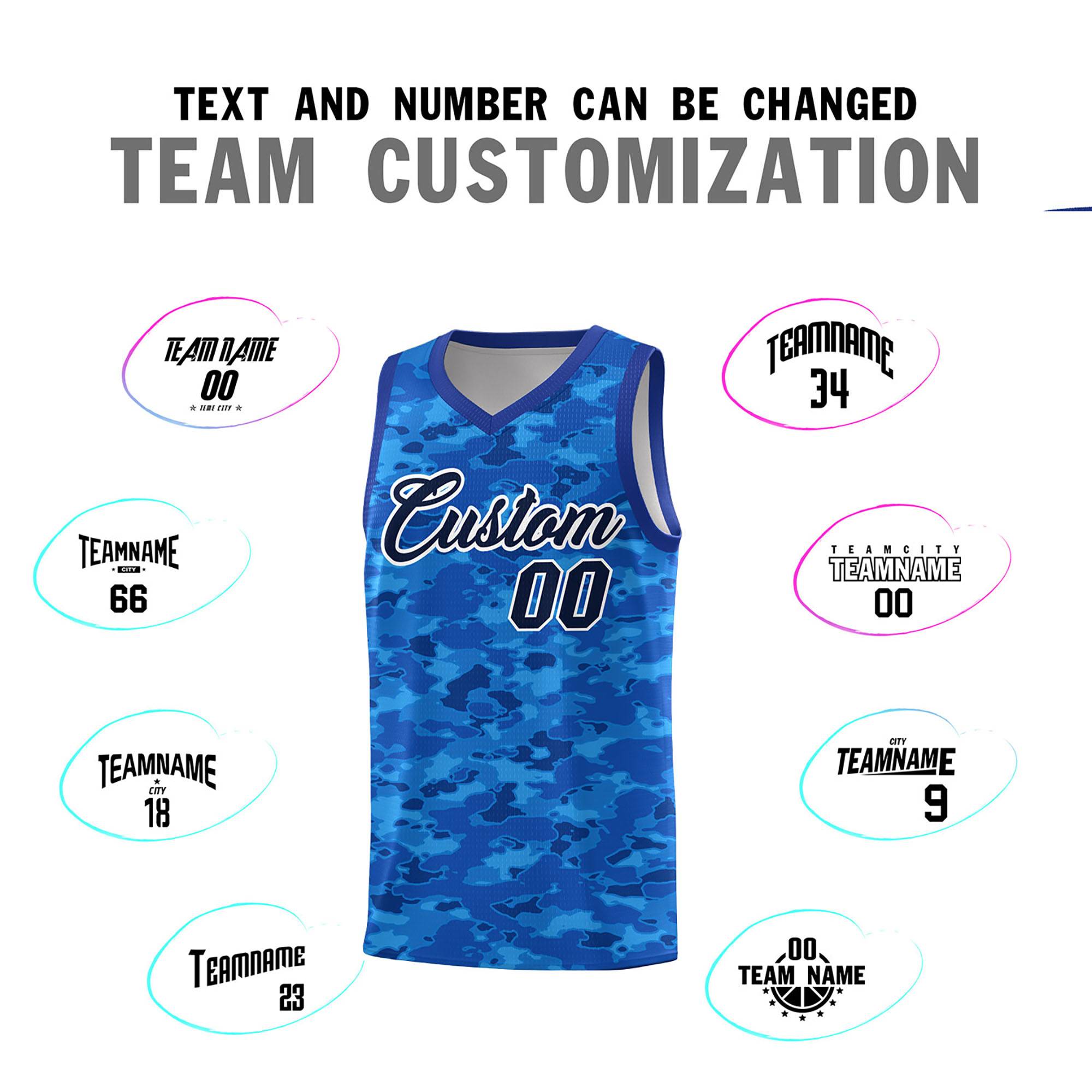 Custom Personalized Camo Kits Sports Uniform Basketball Jersey|KXKSHOP