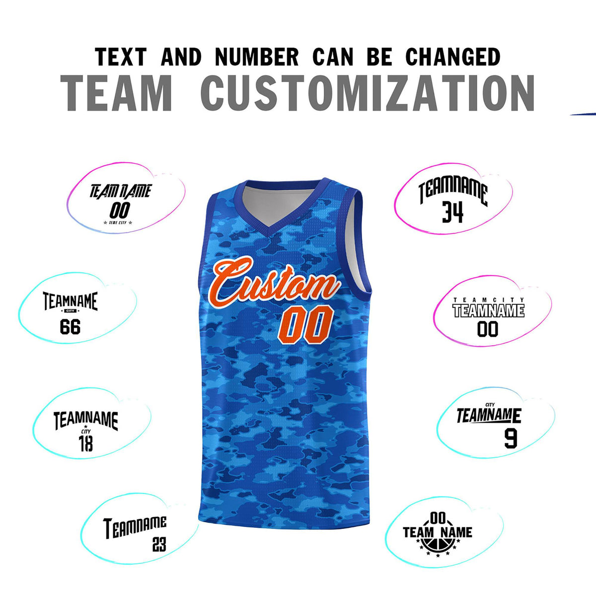 Custom Personalized Camo Kits Sports Uniform Basketball Jersey|KXKSHOP