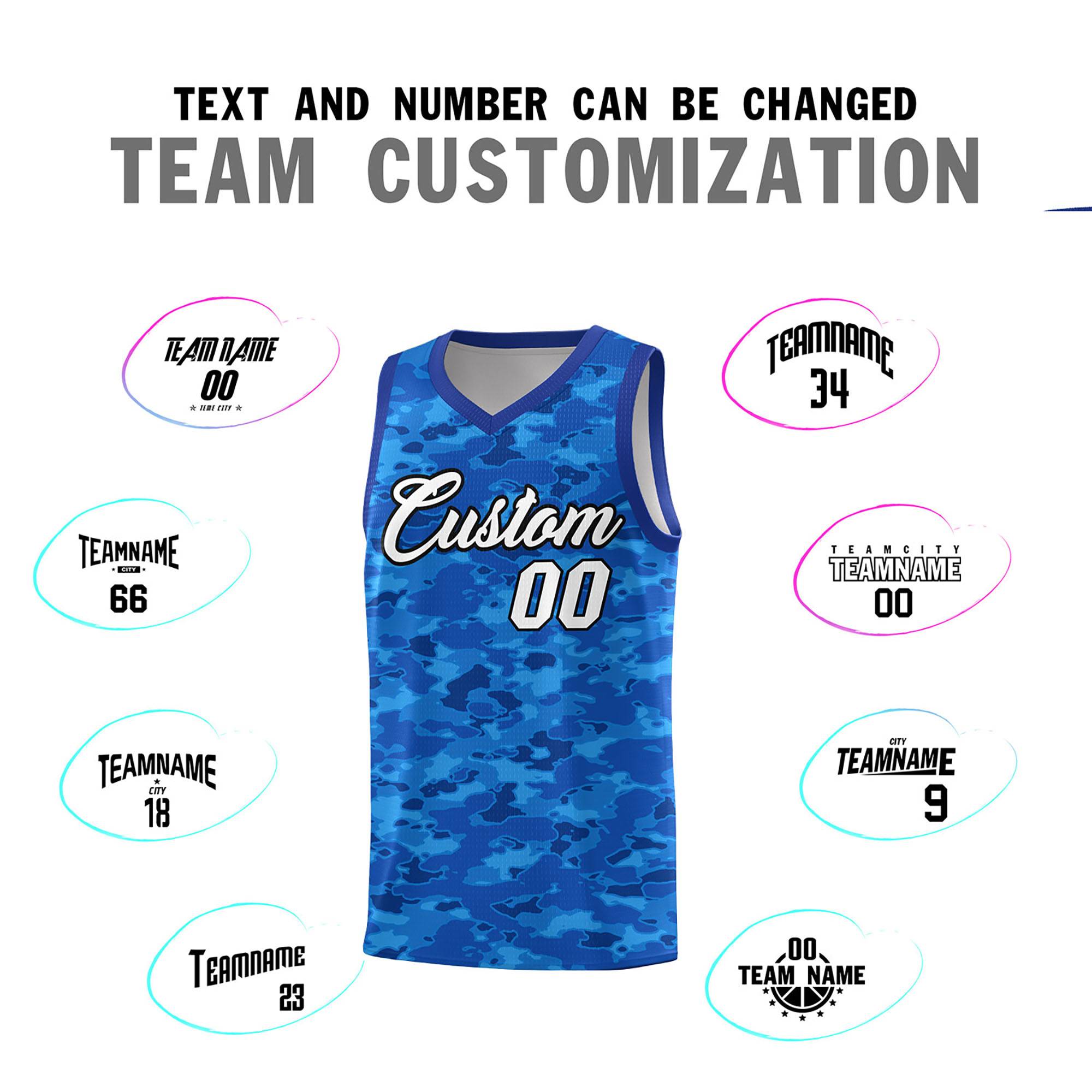 Custom Personalized Camo Kits Sports Uniform Basketball Jersey|KXKSHOP